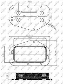 NRF 31314 Радиатор масляный Opel Zafira 1.8 05-