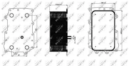 NRF 31335 Масляный радиатор