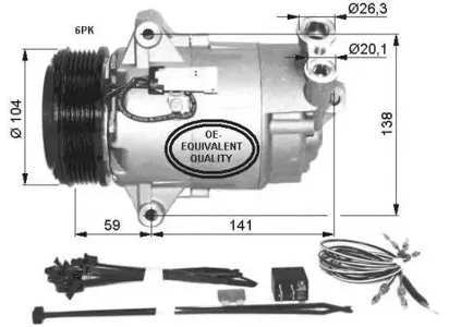 NRF 32427 Компрессор кондиционера