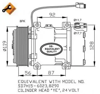 NRF 32703 Компрессор кондиционера