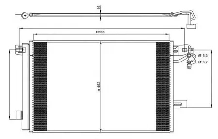 NRF 350064 Конденсер VW Multivan T5 2.0TD 09-