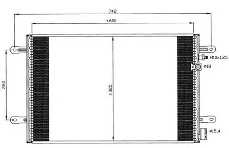 NRF 35605 Радиатор кондиционера Audi a6 2.0-3.0tdi &quattro 04