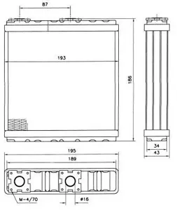 NRF 52098 Радиаторпечки