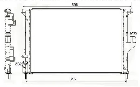 NRF 53118 Радиатор