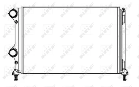 NRF 53245A Радиатор двигателя