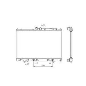NRF 53594 Радиатор двигателя