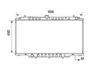 NRF 53830 Радиатор