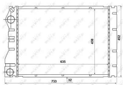 NRF 53975 Радиатор nrf