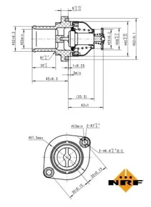 NRF 725035 Термостат 89°C