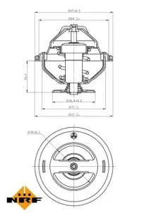 NRF 725063 Термостат 80°C