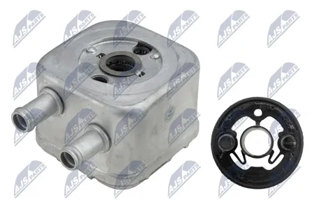 NTY CCLAU004A Радиатор масляный ( Audi a3 1.9tdi 1997-, a4 1.9tdi 1995-, Skoda Octavia 1.9tdi 1997-, vw Golf iv 1.9tdi 1997-)