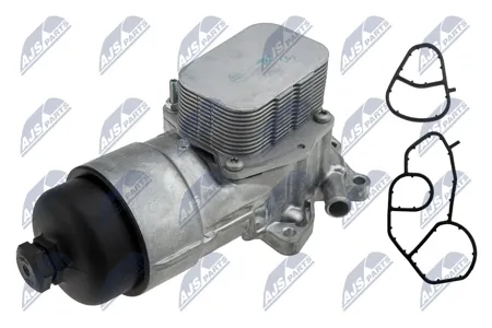 NTY CCLCT004 Радиатор масляный с фильтром ( Citroen c4 1.6hdi 2004-, Ford Focus ii 1.6tdci 2005-, Mazda 3 1.6d 2004-, Peugeot 307 1.6hdi 2005-,308 1.6hdi 2009-)