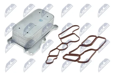 NTY CCLME009 Радиатор масляный ( Mercedes c w203 c230c280c350 2005-, c w204 c230c280c300c350 2007-14, e w211 e230e280e350e500 2005-, e w212 e300e350e500 2009-, Viano 3.5 190kw 07-, Vito w639 07-, )