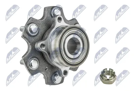 NTY KLPMS029 Ступица колеса Mitsubishi Pajero 00-