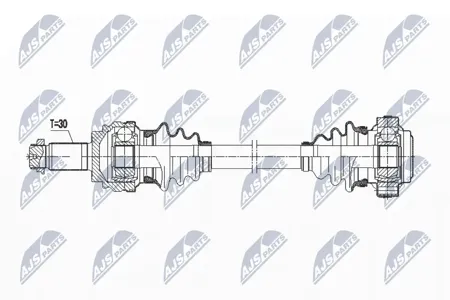 NTY NPWBM073 Вал приводной