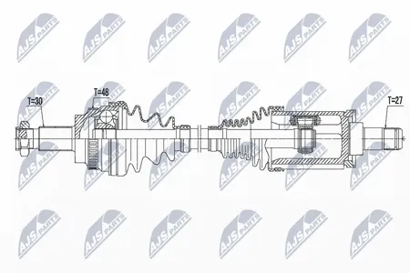 NTY NPWBM081 Полуось