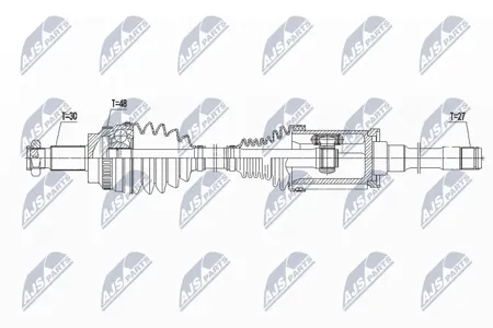NTY NPWBM145 Приводной вал