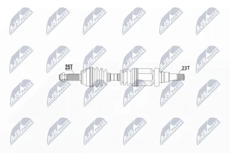 NTY NPWFR028 Полуось