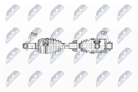 NTY NPWHD058 Приводной вал