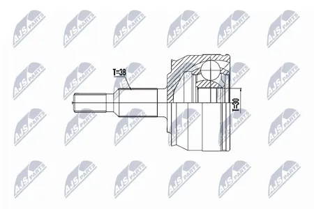NTY NPZVW041 Шрус наружный vw t5t6 2.0tdibitd 2.0tsi 06.2013