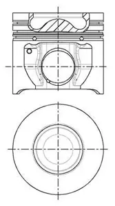 NURAL 8714810030 поршень с кольцами Ford Transit 2.4TDCi H9FAJXFAH9FB 04>