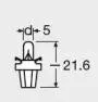 OSRAM 2721MF Лампа 12-15V 2W B8.5D черный цоколь новый номер