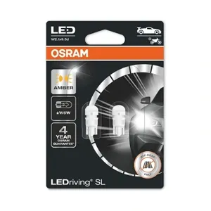 OSRAM 2827DYP02B Снят, замена 2827DYP-2BL LEDriving SL (3поколение) 0,5W/12V W5W W2.1X9.5D BLI2 оранжевый 2шт