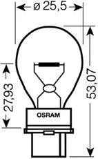 OSRAM 3156 Лампа 12V (27W) (min 10)