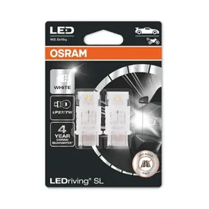 OSRAM 3157DWP02B Лампа светодиодная 12V P27/7W W2.5x16q 6000K блистер (2шт.) LEDriving SL OSRAM