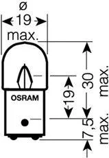 OSRAM 5626 Лампа R5W 5W 24V ORIGINAL LINE 1шт Складная картонная коробка