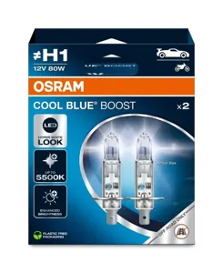 OSRAM 62150CBB2HB Лампа 12V H1 80W P14.5s бокс (2шт.) Cool Blue Boost OSRAM