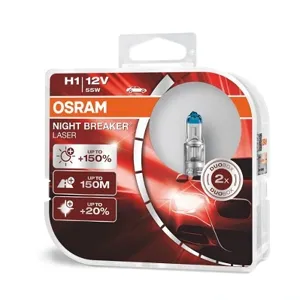 OSRAM 64150NLHCB Лампа галоген Night Breaker Laser H1 12В 55Вт, 2шт