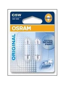 OSRAM 641802B Комплект ламп ORIGINAL LINE 2шт. (C5W) 12V 5W SV8.5-8 L=36 mm качество ориг. зч (ОЕМ)