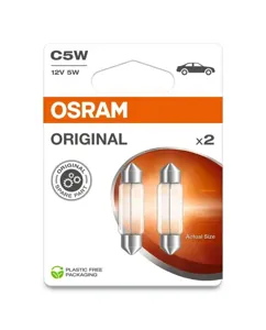 OSRAM 64182BL Автолампа ORIGINAL LINE C5W 6418-2BL 5W 12V SV8.5-8 10XBLI2 3C OSRAM