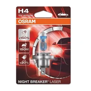 OSRAM 64193NL01B Лампа галогенная Заменен на 64193NL-1BL Night Braker Laser H4 12V 6055W P43t 3800K