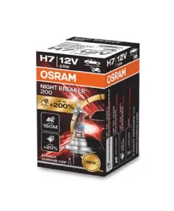 OSRAM 64210NB200 Лампа H7 12V (6055W) NIGHT BREAKER 200, 1шт, картон.коробка