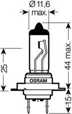 OSRAM 64210NBU Лампа накаливания, фара дальнего света