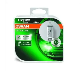 OSRAM 64210ULTHCB Комплект ламп ULTRA LIFE 2шт. (H7) 12V 55W PX26d ув. срок службы до 4х раз