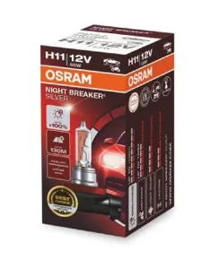 OSRAM 64211NBS Лампа галоген Night Breaker Silver H11 12В 55Вт, 1шт