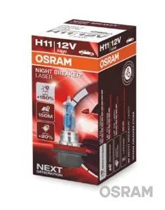 OSRAM 64211NL Лампа галоген Night Breaker Laser H11 12В 55Вт, 1шт