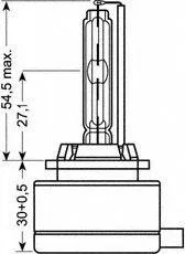 OSRAM 66140 Лампа XENARC [ксенон ,D1S с ПРА]