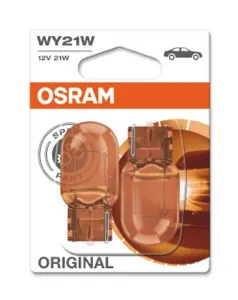 OSRAM 750402B Лампа 12V WY21W WX3x16d желтая блистер (2шт.) OSRAM