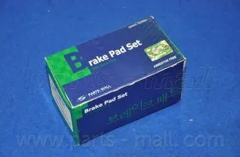 PARTS MALL PKA028 Колодки торм. Kia Rio 05- Hyundai VERNA 05- перед. комплект