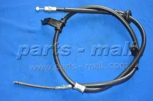 PARTS MALL PTA558 Трос ручного тормоза правый Hyundai VERNA(LC) 99-06 PTA-558