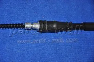 PARTS MALL PTB348 Трос ручного тормоза Kia SEPHIA 95- лев.