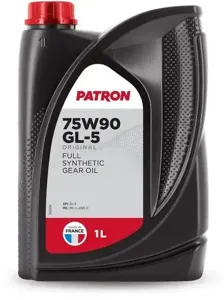 PATRON 75W90GL51LORIGINAL Масло трансмиссионное 75W90 1л - API GL-5 MIL MIL-L-2105 D (уп.20шт)