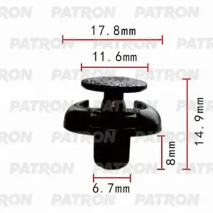 PATRON P370008 Клипса Toyota Lexus (мин. 10 шт.)