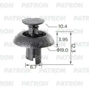 PATRON P370035A Клипса Lexus Toyota применяемость: бампер. защита. универсальные (мин. 10 шт.)