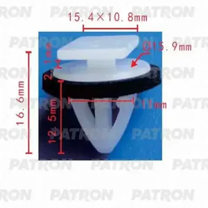 PATRON P370050 Клипса автомобильная (автокрепеж)