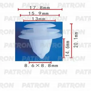PATRON P370053 Клипса Citroen , Peugeot , Mitsubishi , Szuki, Toyota , Lexus применяемость обшивка двери